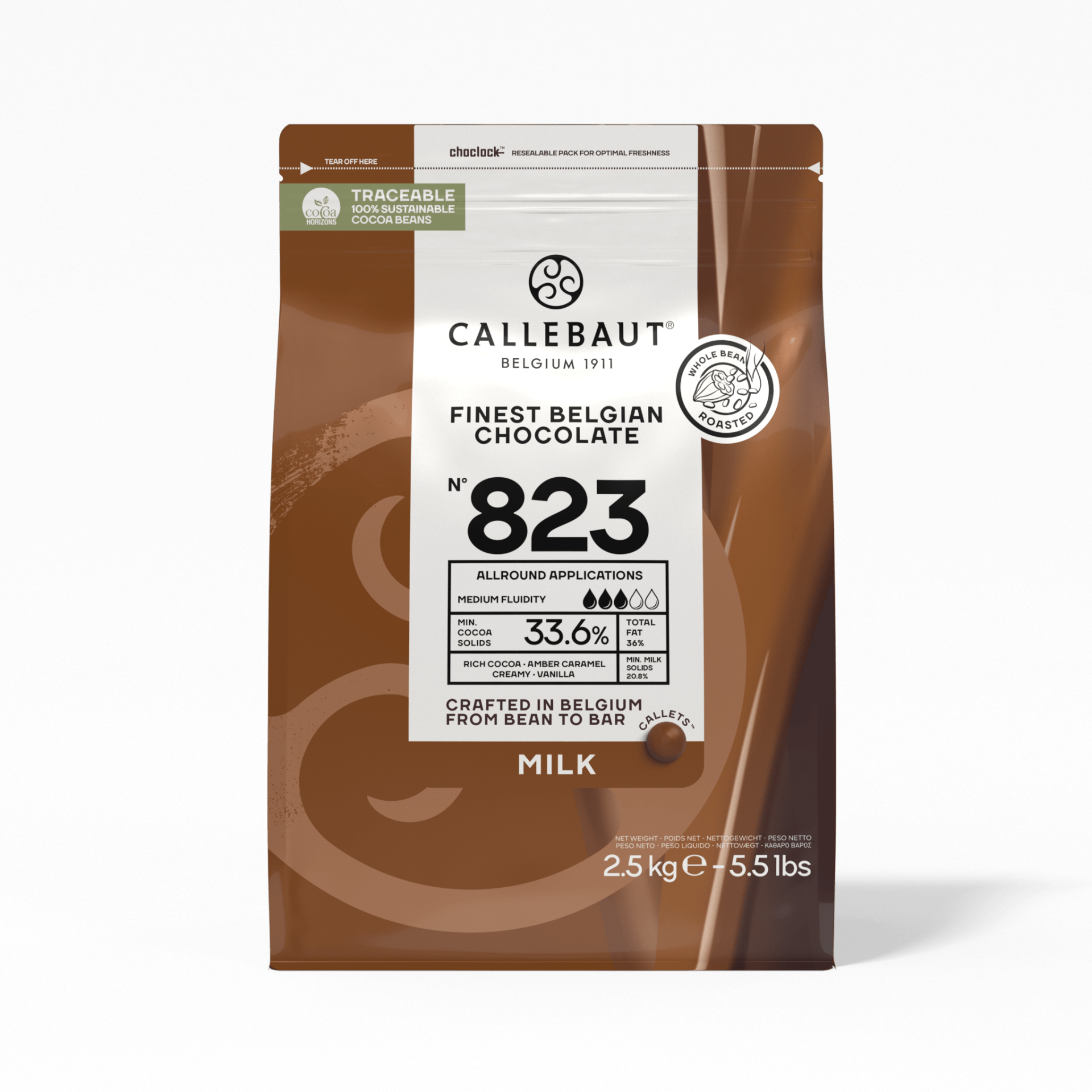 Czekolada mleczna 823 Callebaut
