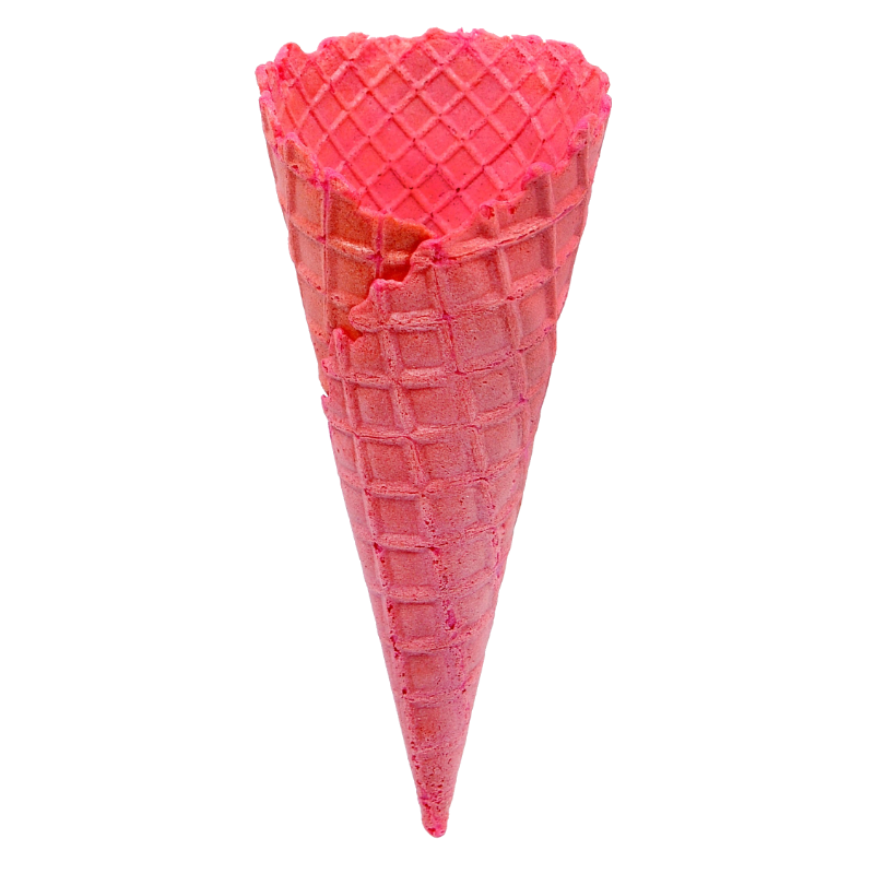 Rożek Słodki Różowy Waflex